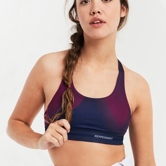 Peppermint Other - NWOT - Signature Sports Bra - Color : Courage Navy
